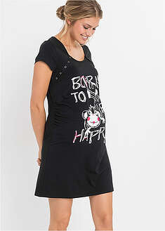 Camisón de lactancia de algodón