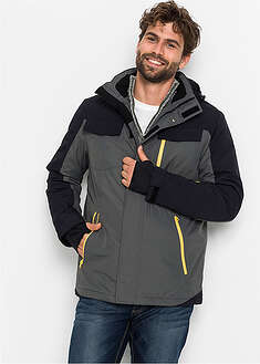 Chaqueta funcional impermeable con capucha desmontable