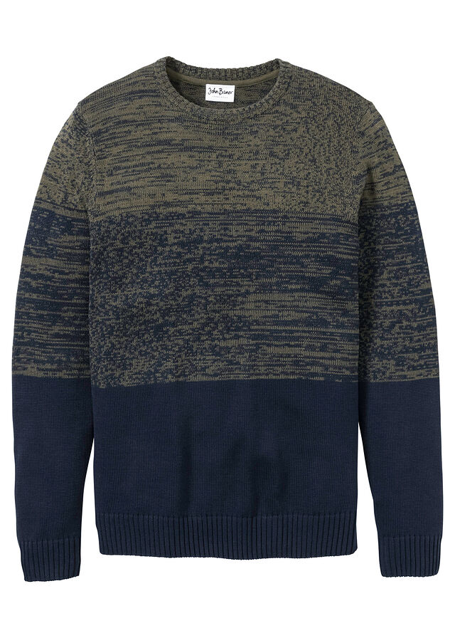 Jersey de punto fino con corte cómodo y suave mezcla de algodón
