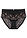 Braga con encaje delicado - Negro + beige tiza - bonprix