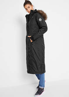 Abrigo impermeable para exteriores con pelo sintético