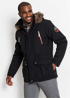 Chaqueta de invierno con capucha desmontable y material repelente al agua