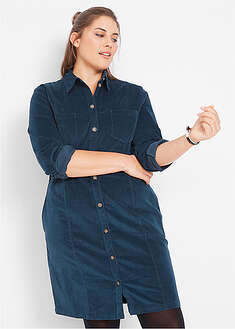 Vestido elástico de pana