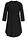 Vestido camisero con botonera corta - Negro - bonprix
