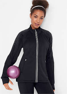 Chaqueta deportiva térmica con estampado reflectante