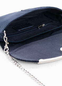 Bolso clutch con adornos de pedrería