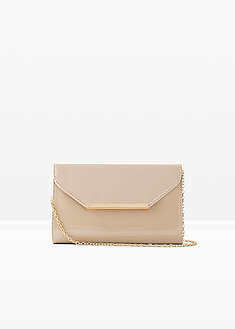 Bolso clutch con aspecto lacado