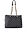 Bolso de mano con pespunte decorativo - Negro-dorado - bonprix