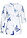 Blusa estampada de viscosa - Blanco-azul estampado - bonprix