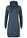 Vestido tipo sudadera de algodón puro - Azul oscuro - bonprix
