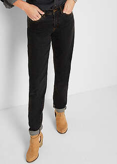 Vaqueros largos con corte mom y talle medio