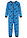 Mono para dormir de algodón orgánico puro - Azul - bonprix