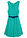 Vestido de punto de algodón orgánico puro - esmeralda topos - bonprix