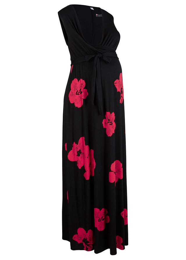 Vestido premamá/de lactancia 2 en 1 de punto de viscosa