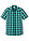 Camisa de manga corta con bolsillos - Azul marino/verde agua de cuadros - bonprix