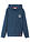 Chaqueta de chándal de algodón puro con capucha - Azul marino - bonprix