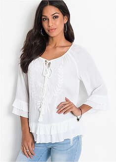 Túnica de viscosa suave