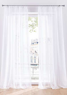 Cortinas con poliéster reciclado y estructura fina (1 unidad)