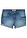 Pantalón vaquero corto con talle medio - Azul piedra - bonprix