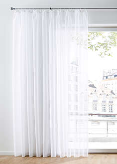 Cortina de poliéster reciclado en monocolor