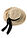 Sombrero de fibra de papel - Natural-negro - bonprix