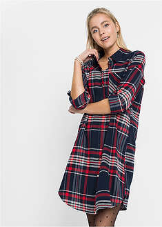 Vestido camisero de algodón puro