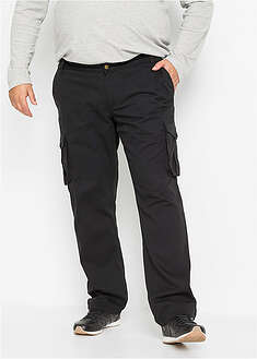 Pantalón cargo, regular fit, de algodón puro con corte cómodo, straight