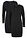 Vestido ajustado de punto (2 unidades) - Negro - bonprix