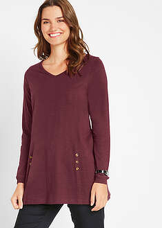 Camiseta larga de algodón puro