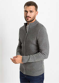 Chaqueta de punto fino de algodón puro