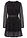 Vestido corto - negro / crema suave topos - bonprix