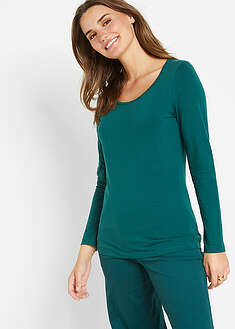 Camiseta ajustada de manga larga