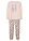 Pijama de algodón orgánico puro - Rosa perla con estampado de leopardo - bonprix