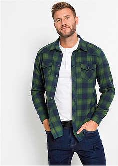 Camisa de franela de algodón puro