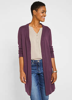 Chaqueta larga de punto