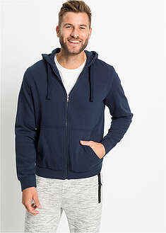 Chaqueta tipo sudadera con capucha y cremallera