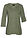 Blusa tipo túnica de viscosa fluida - Verde oliva - bonprix