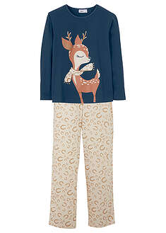 Pijama de algodón orgánico puro (2 piezas)