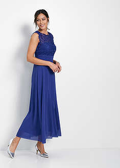 Vestido largo con encaje