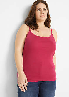 Top de algodón puro con tirantes finos (3 unidades)