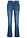 Vaqueros bootcut, mid waist, elásticos - Azul desgastado - bonprix