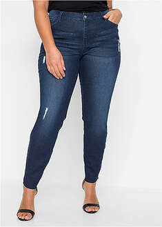 Vaqueros skinny, mid waist, cropped