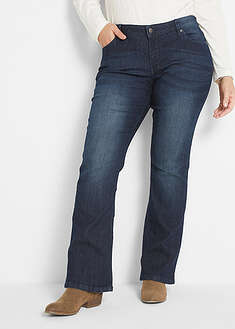 Vaqueros bootcut de media cintura, elásticos