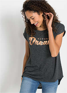 Camiseta larga de mezcla de viscosa