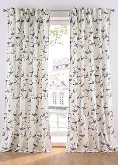 Cortinas con estampado (1 unidad)