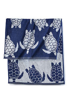 Toalla con estampado de tortugas