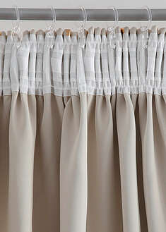 Cortina oscurecedora con estampado brillante (1 unidad)