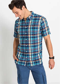 Camisa de manga corta de algodón puro milrayas