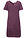 Vestido corto con lino - morado intenso - bonprix