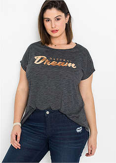 Camiseta larga de mezcla de viscosa